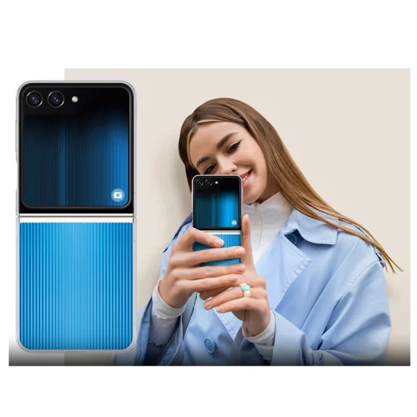 Калъф Samsung FlipSuit за Samsung Galaxy Z Flip 5, EF-ZF31CTE, Прозрачен 5