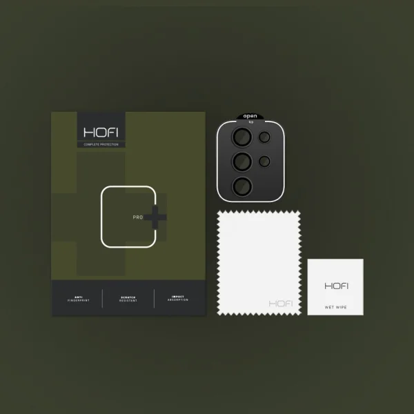 HOFI Camring Pro Plus Glass Camera Protector for Samsung Galaxy S24 Ultra, Black 3