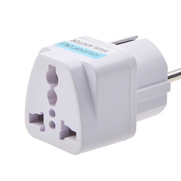 ПРЕХОДНИК 220V UK to EU Schuko - White 1