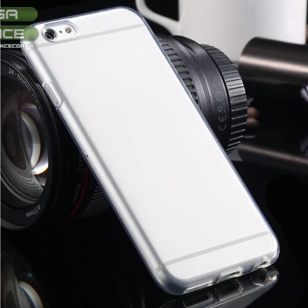 УЛТРА ТЪНЪК ПРОЗРАЧЕН СИЛИКОНОВ ПРОТЕКТОР ЗА iPhone 6 4.7-inch - Transparent 1