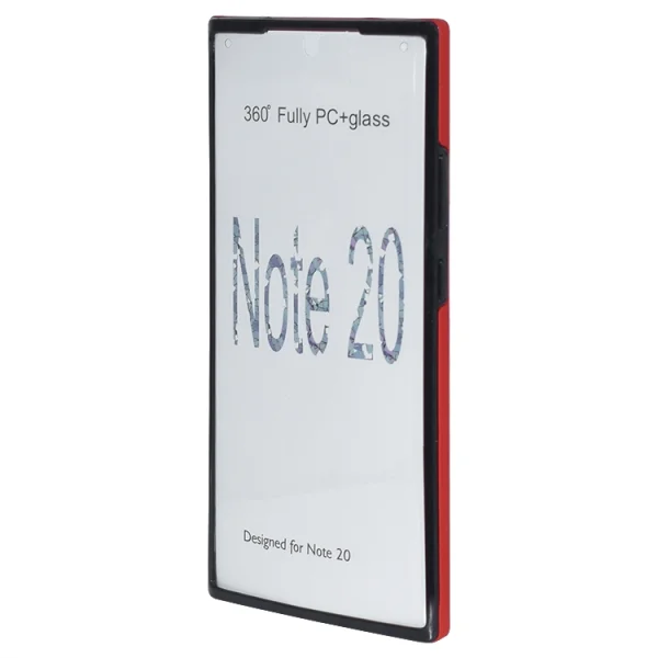 360 Degree Case for Samsung Galaxy Note 20, Red 4