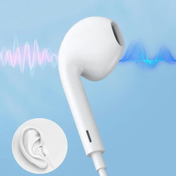Phone EarPods USB-C Audio Stereo HF, MTJY3ZM A, Бял, Bulk 3