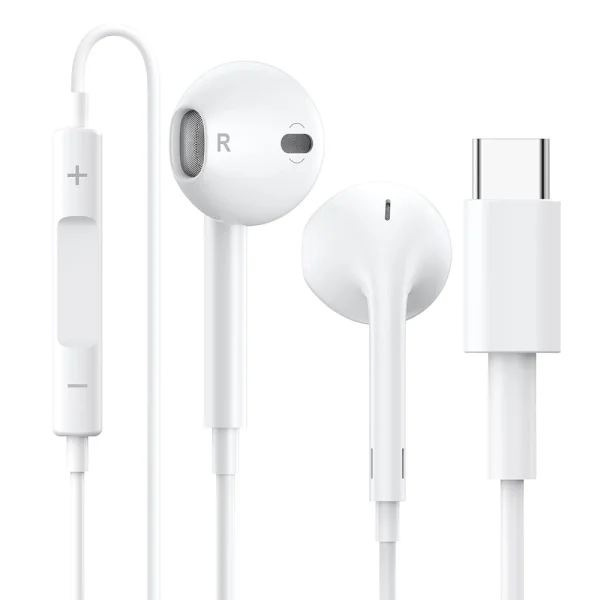 Phone EarPods USB-C Audio Stereo HF, MTJY3ZM A, Бял, Bulk 1