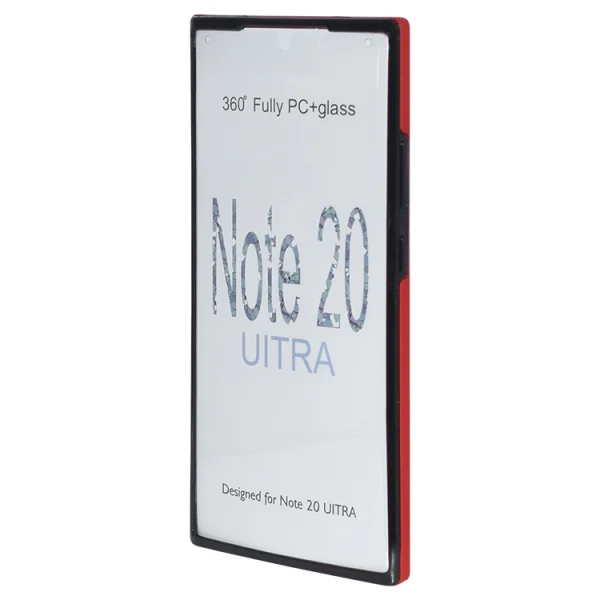 360 Degree Case for Samsung Galaxy Note 20 Ultra, Red 5