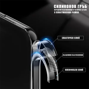 Удароустойчив калъф ENVIRO Hybrid за Samsung Galaxy S23 Plus, Черен 4