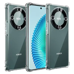 Силиконов калъф Techsuit за Honor Magic6 Lite, Прозрачен