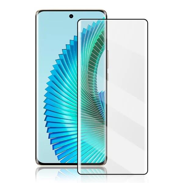 Full Glue Tempered Glass Protector for Honor Magic6 Lite, Black 2