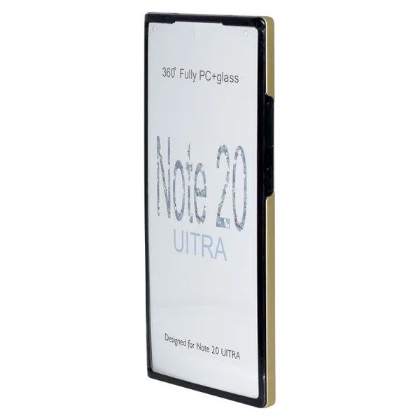 360 Градуса Калъф за Samsung Galaxy Note 20 Ultra, Златист 2