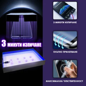 Xидрогел протектор UV FLEXIBLE Glass за Samsung Galaxy S8, front shell 5