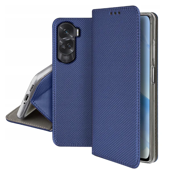 Smart Book Case for Huawei Honor 90 Lite 5G, Blue 1