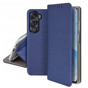 Калъф Тефтер Smart Book за Huawei Honor 90 Lite 5G, Син