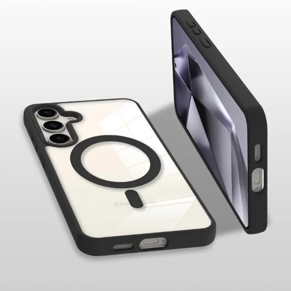 Shockproof case Acrylic Color MagSF for Samsung Galaxy S24, Black 2