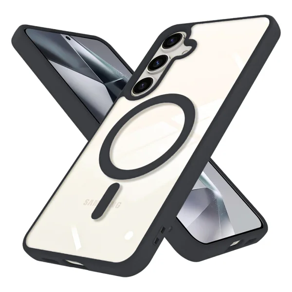 Shockproof case Acrylic Color MagSF for Samsung Galaxy S24, Black 1