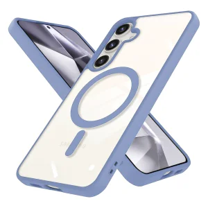 Удароустойчив калъф Acrylic Color MagSF за Samsung Galaxy S24, Светло син