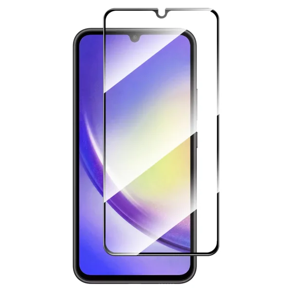 Стъклен Протектор 5D Full Glue за Samsung Galaxy A25 5G, Samsung A24 4G, Черен 1