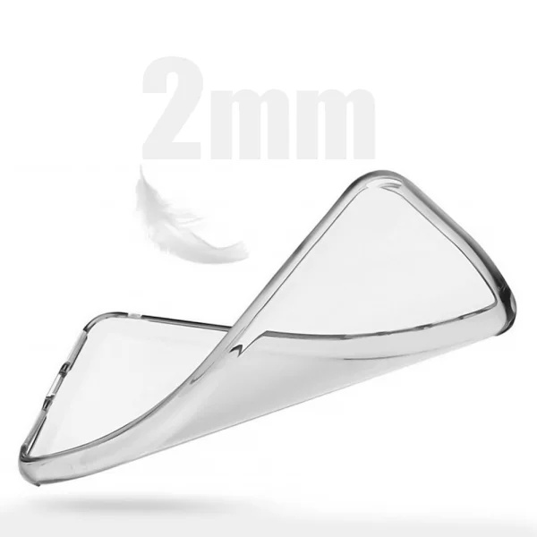 Silicone Case for Samsung Galaxy A25, 2mm, Transparent 3