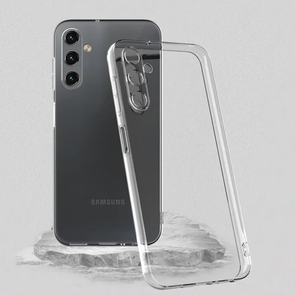 Silicone Case for Samsung Galaxy A25, 2mm, Transparent 2