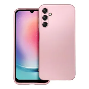 Силиконов калъф METALLIC за Samsung Galaxy A25, Розов