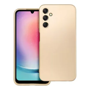 Силиконов калъф METALLIC за Samsung Galaxy A25, Златист