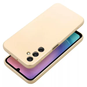 Silicone case METALLIC for Samsung Galaxy A25, Gold 3