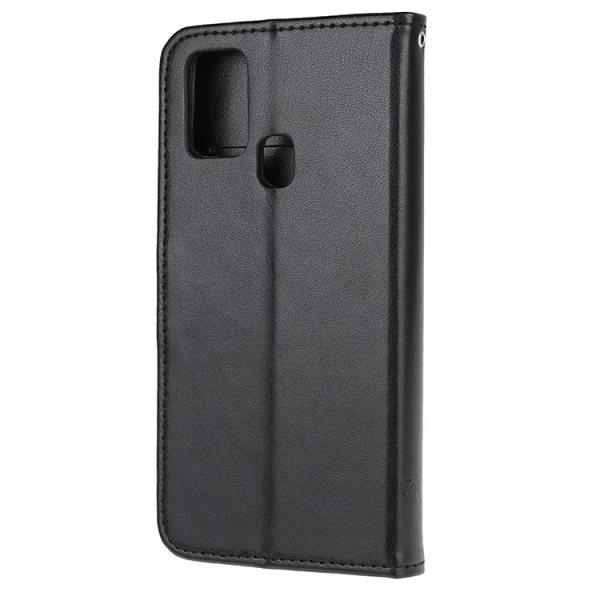 Калъф Тефтер Butterfly Flower за Samsung Galaxy M21/M30s, Черен 4