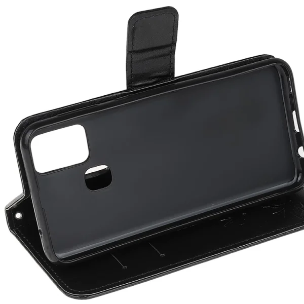 Калъф Тефтер Butterfly Flower за Samsung Galaxy M21/M30s, Черен 3