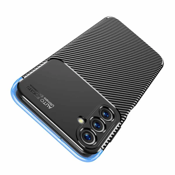 Силиконов калъф Carbon Fiber Texture за Samsung Galaxy A05s, Черен 3