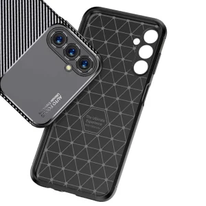 Силиконов калъф Carbon Fiber Texture за Samsung Galaxy A05s, Черен 4