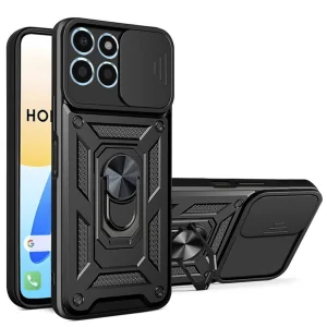 Удароустойчив калъф Slide Camera за Honor X8b, Черен