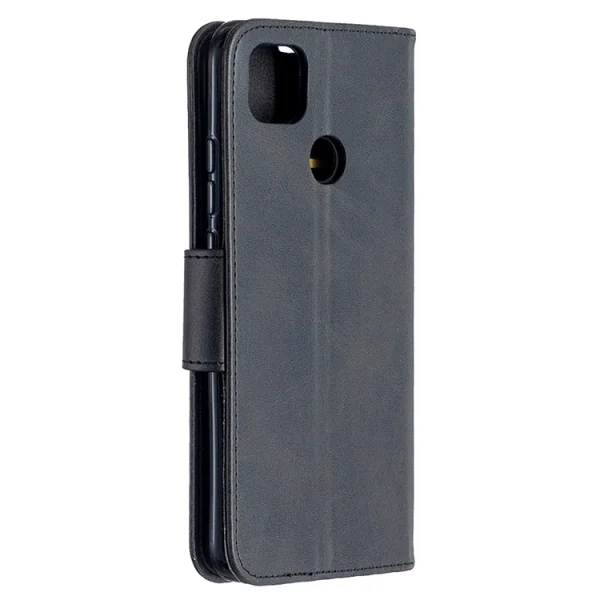 Калъф Тефтер Leather Wallet за Xiaomi Redmi 9C, Черен 2