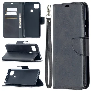 Калъф Тефтер Leather Wallet за Xiaomi Redmi 9C, Черен 5
