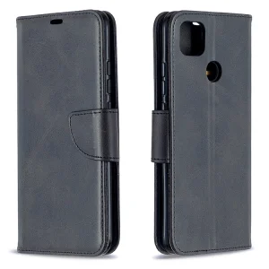 Калъф Тефтер Leather Wallet за Xiaomi Redmi 9C, Черен 4