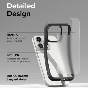 Shockproof case Ringke Fusion Bold for iPhone 15 Pro Max, Black 4
