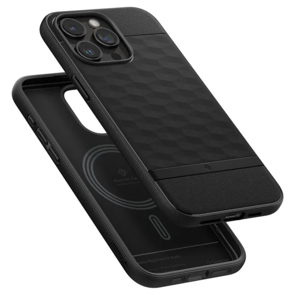 Spigen Caseology Parallax MagSafe Case for iPhone 15 Pro Max, Black 2