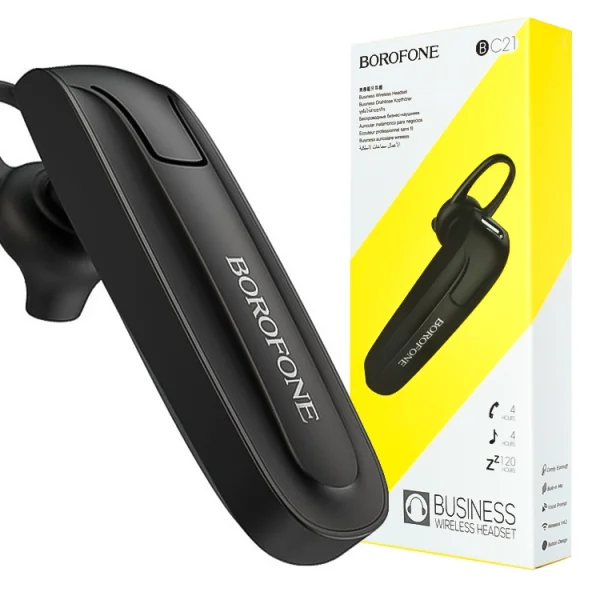 Безжична bluetooth слушалка Borofone BC21 Encourage Sound, Черен 1