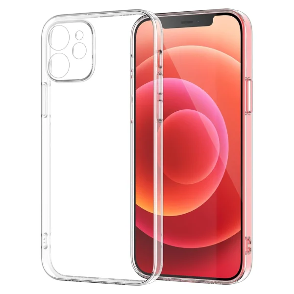 Силиконов калъф за iPhone 12, Прозрачен 1