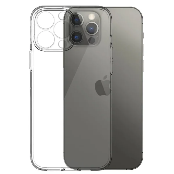 Silicone case for iPhone 12 Pro, Transparent 1