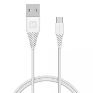 Swissten SMART IC 1x USB 1A Charger with MICRO USB Cable, 1.2 M, White 3