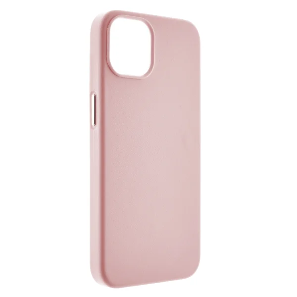Plastic Case Mag Leather for iPhone 13, Light Pink 2