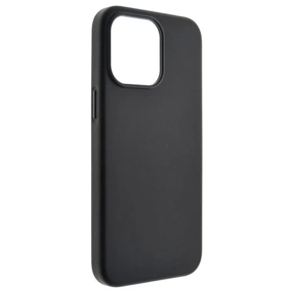 Plastic Case Mag Leather for iPhone 15 Pro Max, Black 3