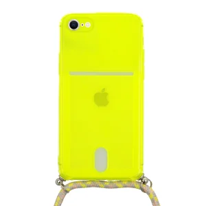 Силиконов калъф Strap Fluo Case за iPhone 7 / 8/SE 2020/SE 2022, Жълт