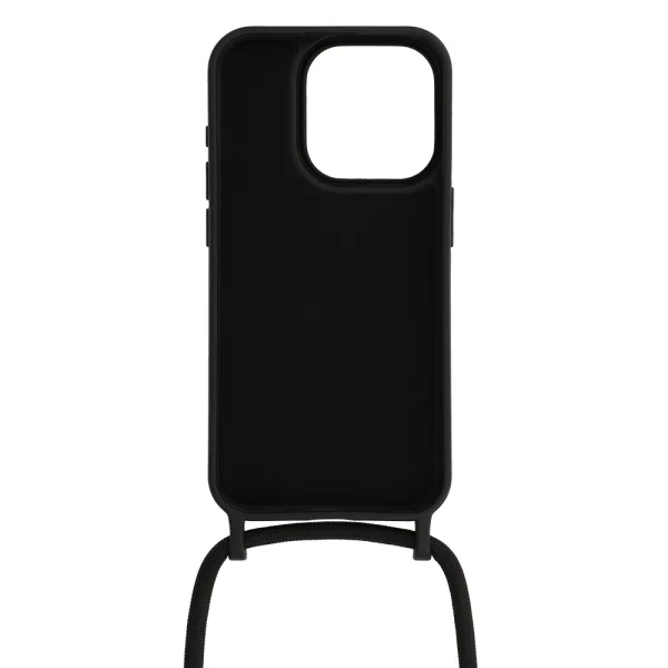Силиконов калъф Strap Silicone за iPhone 13 Pro Max, Черен 3