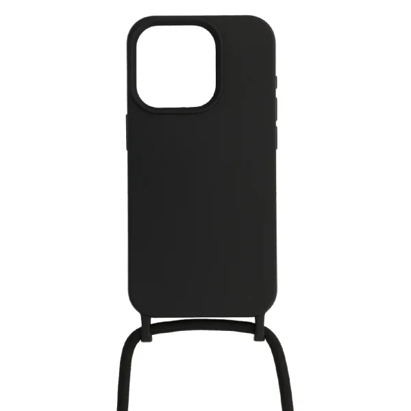 Силиконов калъф Strap Silicone за iPhone 13 Pro Max, Черен 2