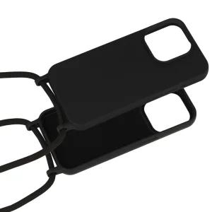 Силиконов калъф Strap Silicone за iPhone 13 Pro Max, Черен 4