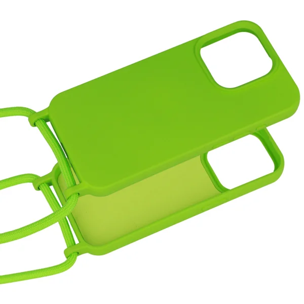 Силиконов калъф Strap Silicone за iPhone 13 Pro Max, Зелен 4
