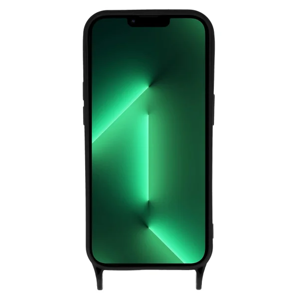 Силиконов калъф Strap D2 Silicone за iPhone 13 Pro, Черен 3