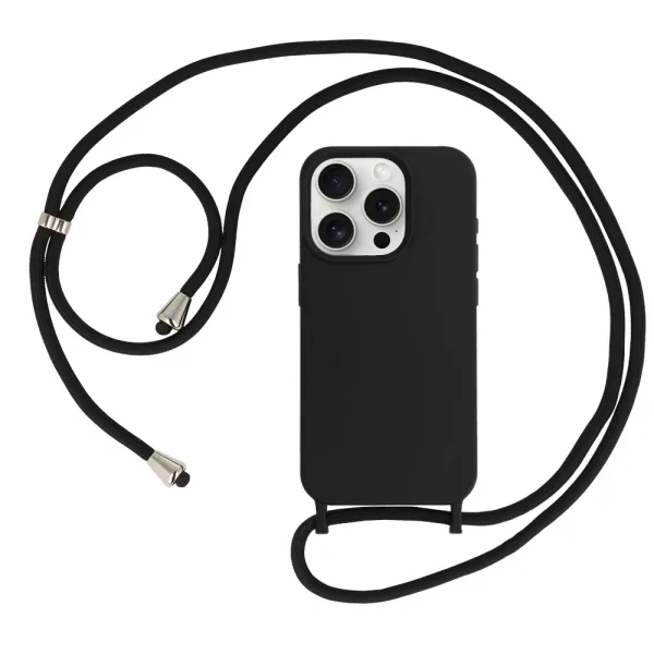 Силиконов калъф Strap Silicone за iPhone 14 Pro Max, Черен 1