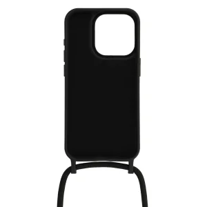 Силиконов калъф Strap Silicone за iPhone 14 Pro Max, Черен 3