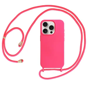 Силиконов калъф Strap Silicone за iPhone 14 Pro Max, Розов