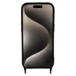 Силиконов калъф Strap D2 Silicone за iPhone 15 Pro Max, Черен 3